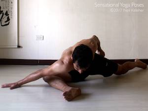 Pigeon Pose Glute Stretch,  Neil Keleher, Sensational Yoga Poses.